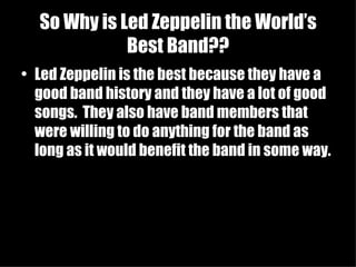 Led Zeppelin Powerpoint