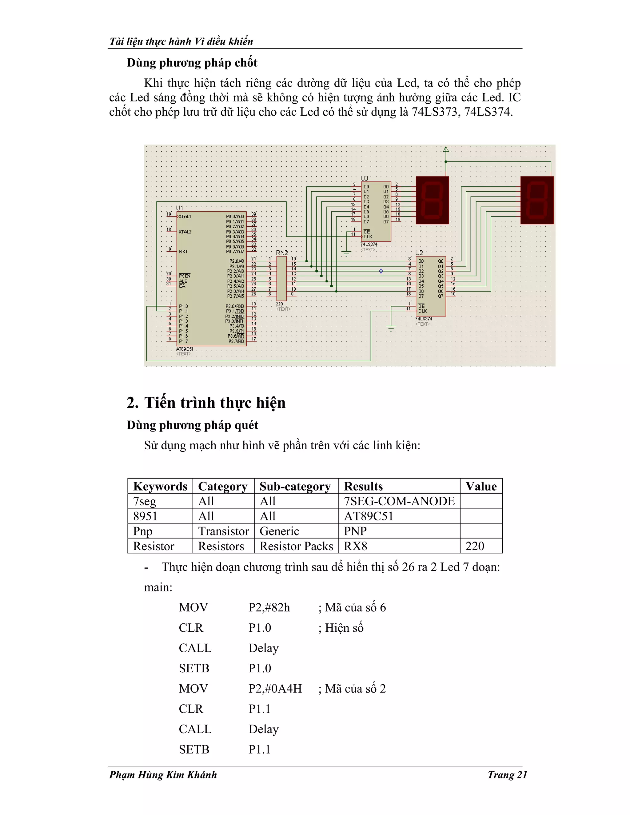 Led 7 doan | PDF