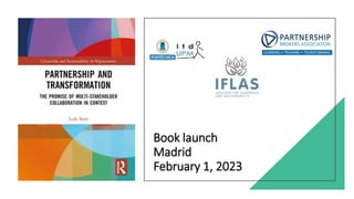 Book launch
Madrid
February 1, 2023
 