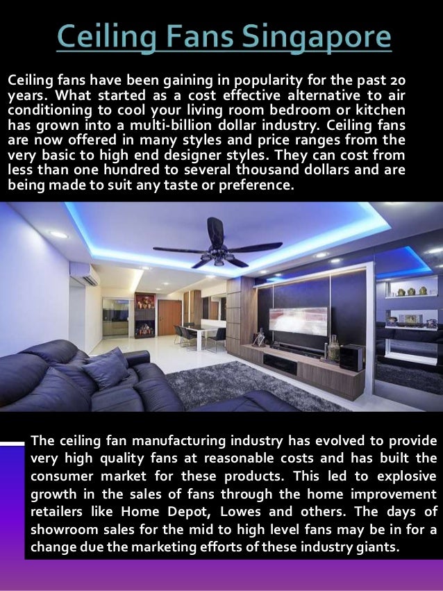 Led Ceiling Lights And Fans Singapore
