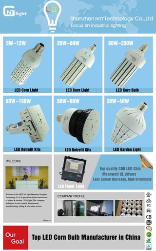 Led corn light manufacturer