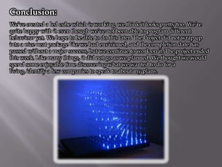 Led cube presentation | PPTX