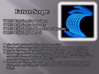 Led cube presentation | PPTX