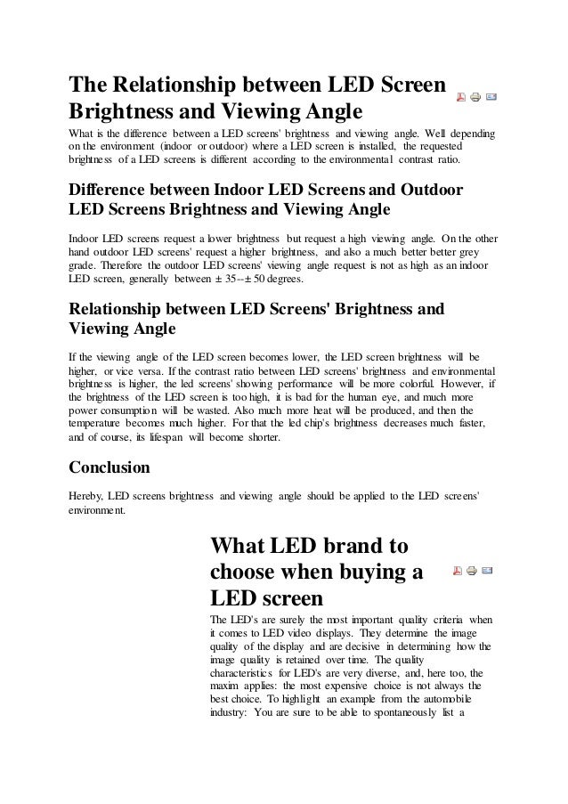 Led displays explained