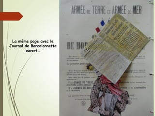 La même page avec le
Journal de Barcelonnette
ouvert…
 