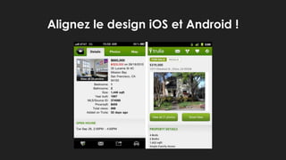 Alignez le design iOS et Android !
 