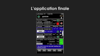L’application finale
 