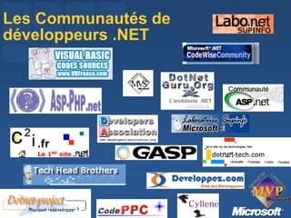 Les Communautés de développeurs .NET 