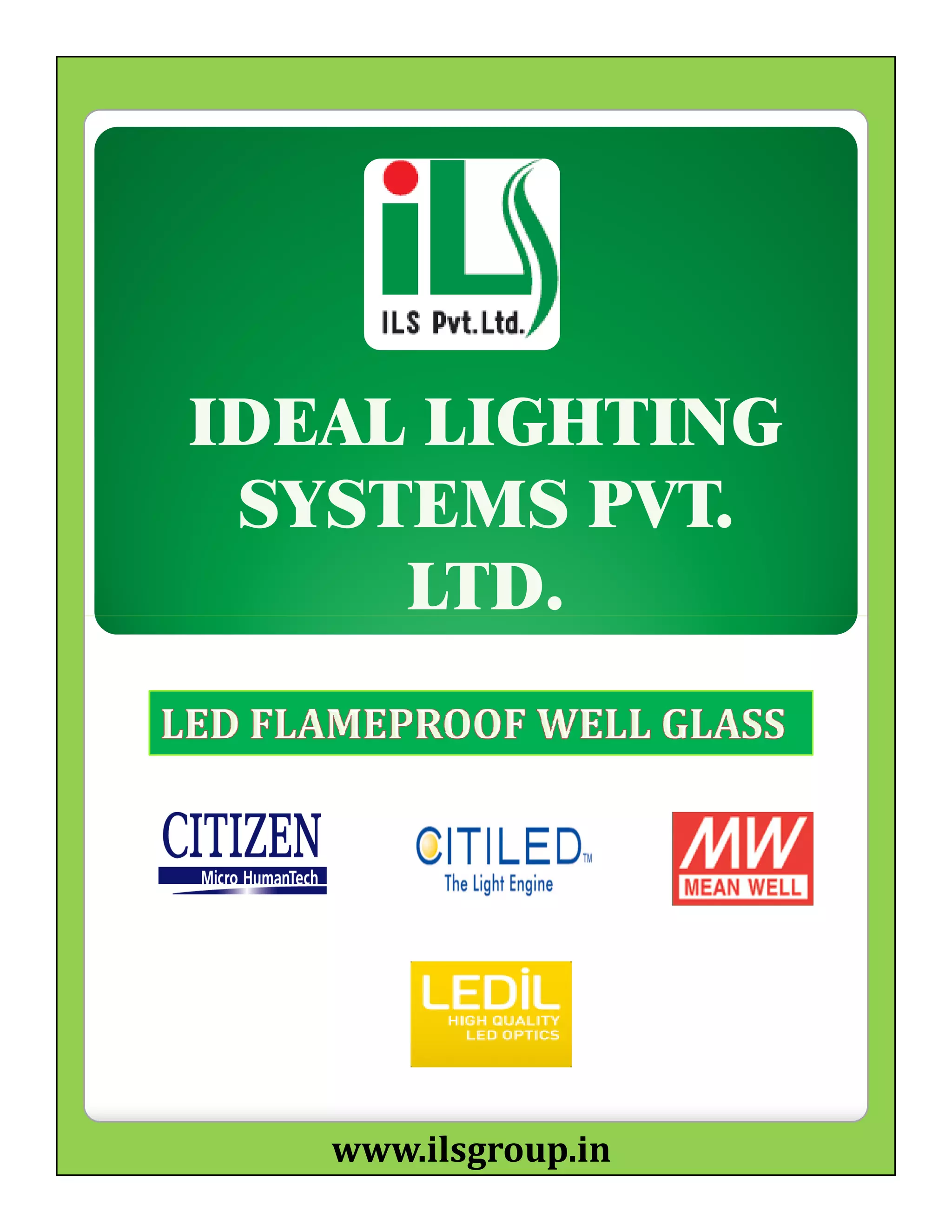 led flame proof well glass in india PDF