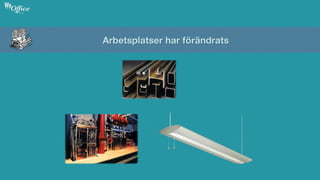 Arbetsplatser har förändrats
 