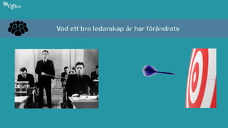 Vad ett bra ledarskap är har förändrats
 
