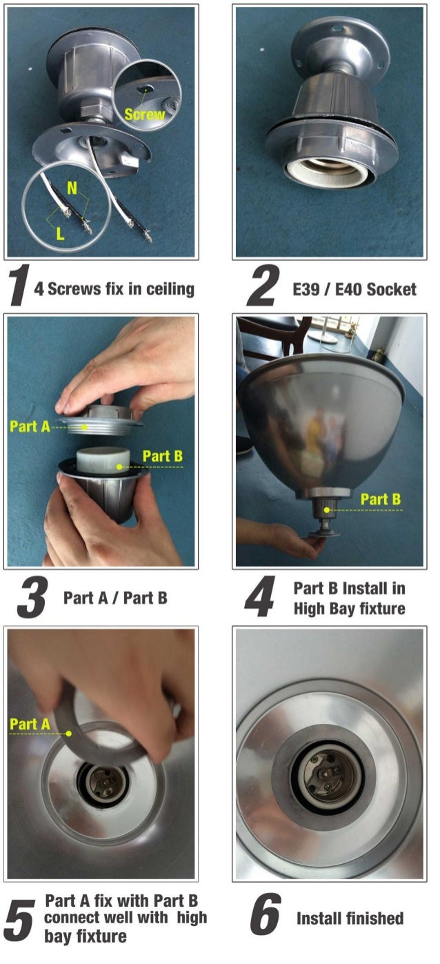 Led high bay light installation guide