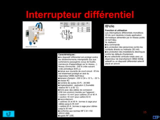 Interrupteur différentiel




                            15
 