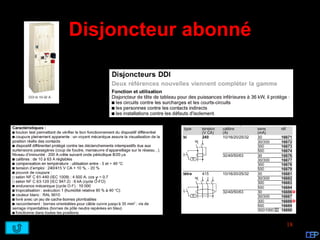 Disjoncteur abonné




                     18
 