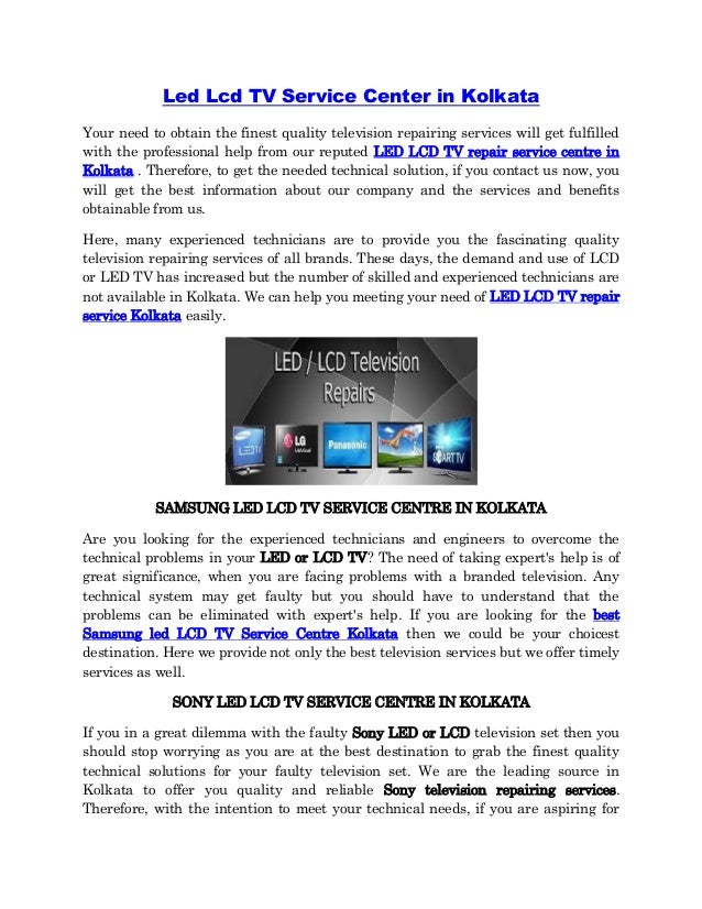 Best Tv Service >> Led Lcd Tv Service Center In Kolkata Best Tv Service >> Led Lcd Tv Service Center In Kolkata