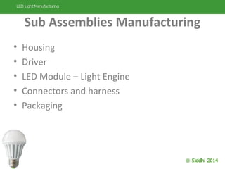 Led lights manufacturing simplified | PPS