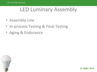 Led lights manufacturing simplified | PPS