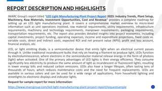LED Light Manufacturing Process, Machinery Requirements and Project ...