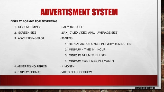 led billboard advertising agency offer advertisement format