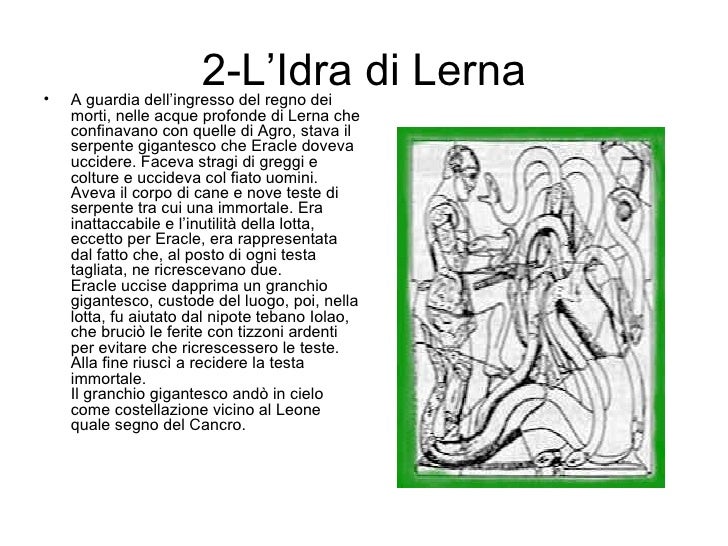 La Palude In Cui Ercole Uccise Idra