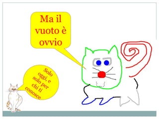 Ma il vuoto è ovvioSolo oggi, e solo per chi ti conosce