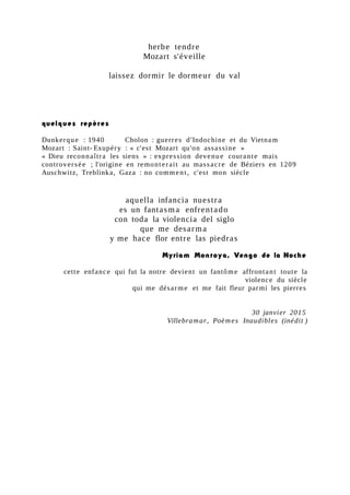 Le dormeur du val par Villebramar