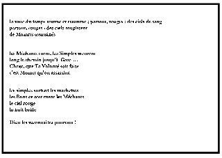 Le dormeur du val par Villebramar