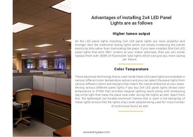 LED Panel Lights 2x4 50w - Replacement of 300w MH Lights