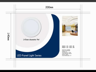LED Panel Light Series One Wind Pte Ltd