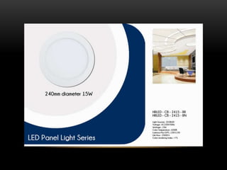 LED Panel Light Series One Wind Pte Ltd