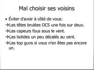 Le départ erreurs fréquentes