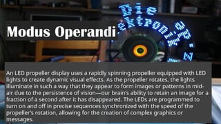 Spinning Graphics Led Arduino Project: LED PROPELLER DISPLAY.pptx