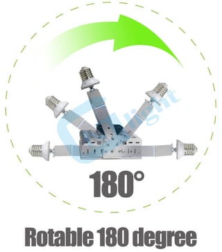 Led retrofit kits rotable 180w degree 