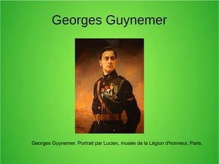 Georges Guynemer
Georges Guynemer. Portrait par Lucien, musée de la Légion d'honneur, Paris.
 