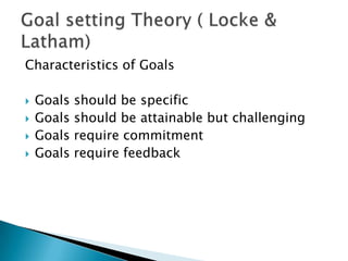 Unsatisfied need drives towards the behaviorSatisfied need is no longer working as a motivational factorLower level needs should be fulfilled to raise the higher level needsPrinciples of needs theory