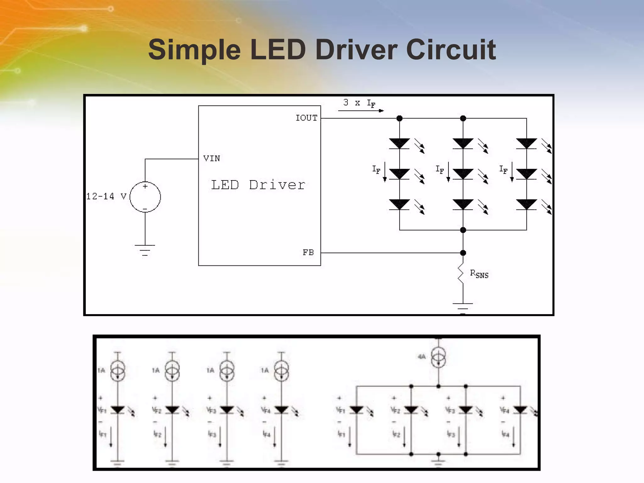 Simple LED Driver Circuit 