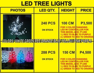 Led tree lights