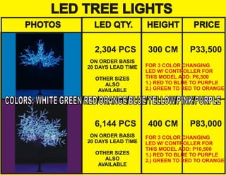 Led tree lights