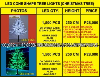 Led tree lights