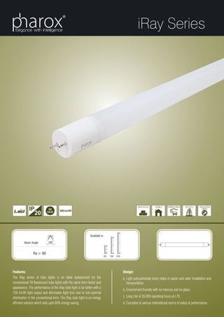 LED Tube Light I ray Series