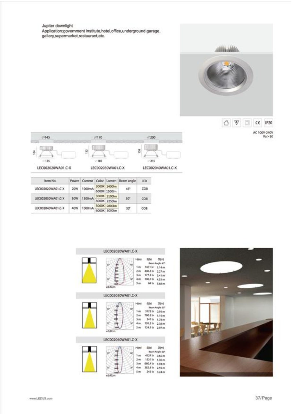 Ledus LED Lighting Manufacturer's Catalogue