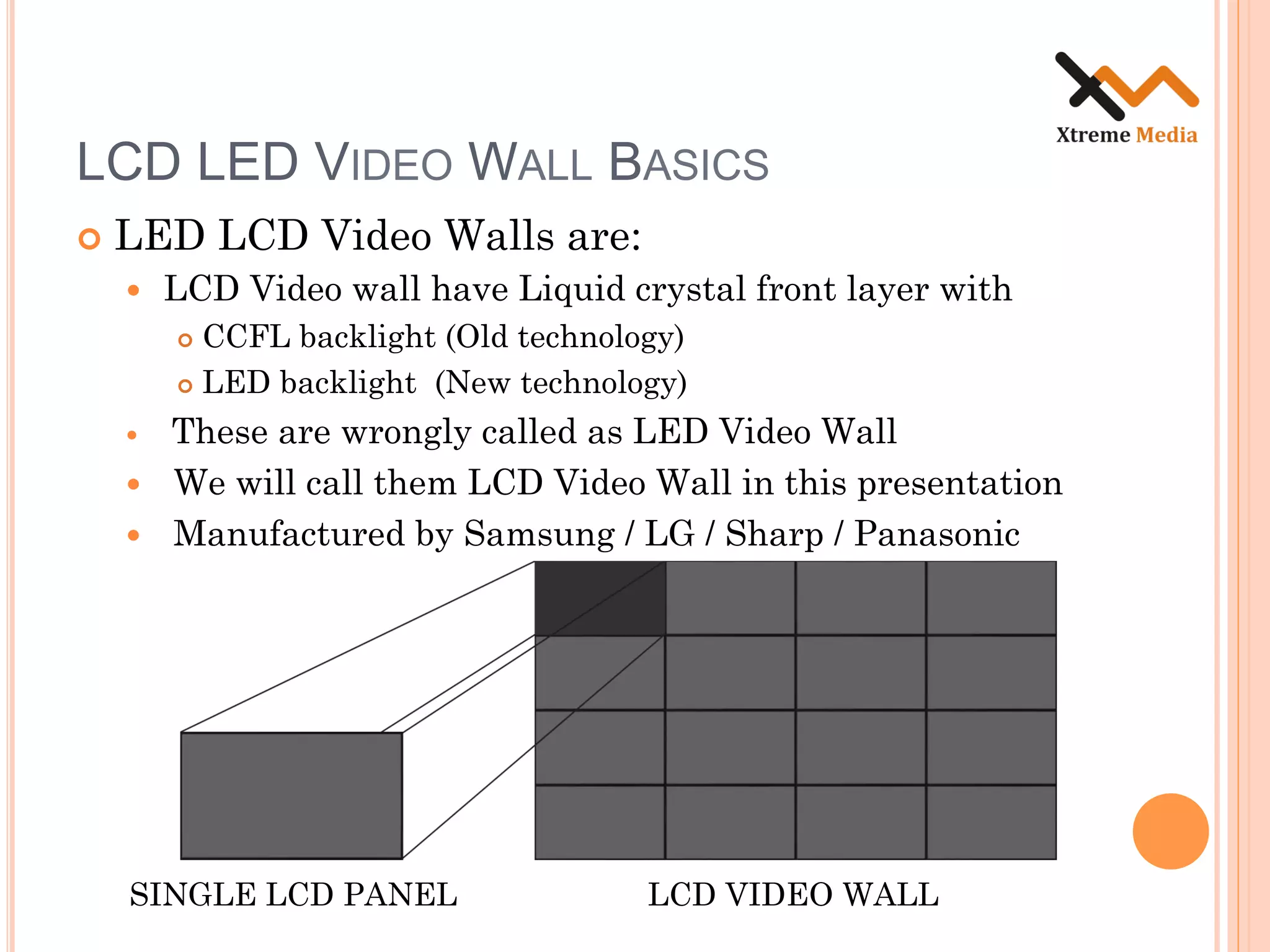 LCD and LED Video Wall Comparison | PDF