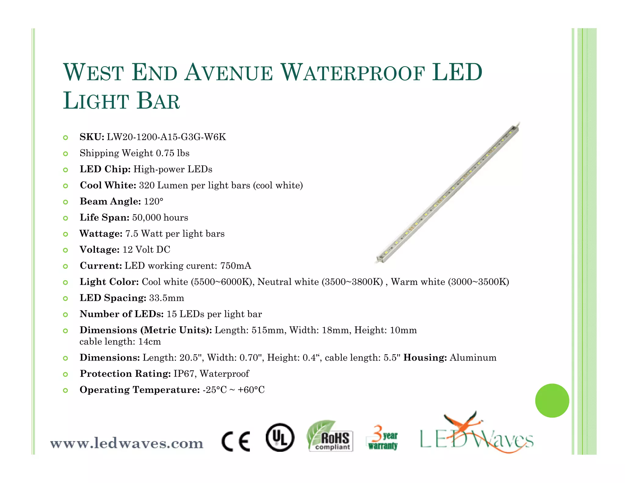 Led Waves Product Presentation | PDF