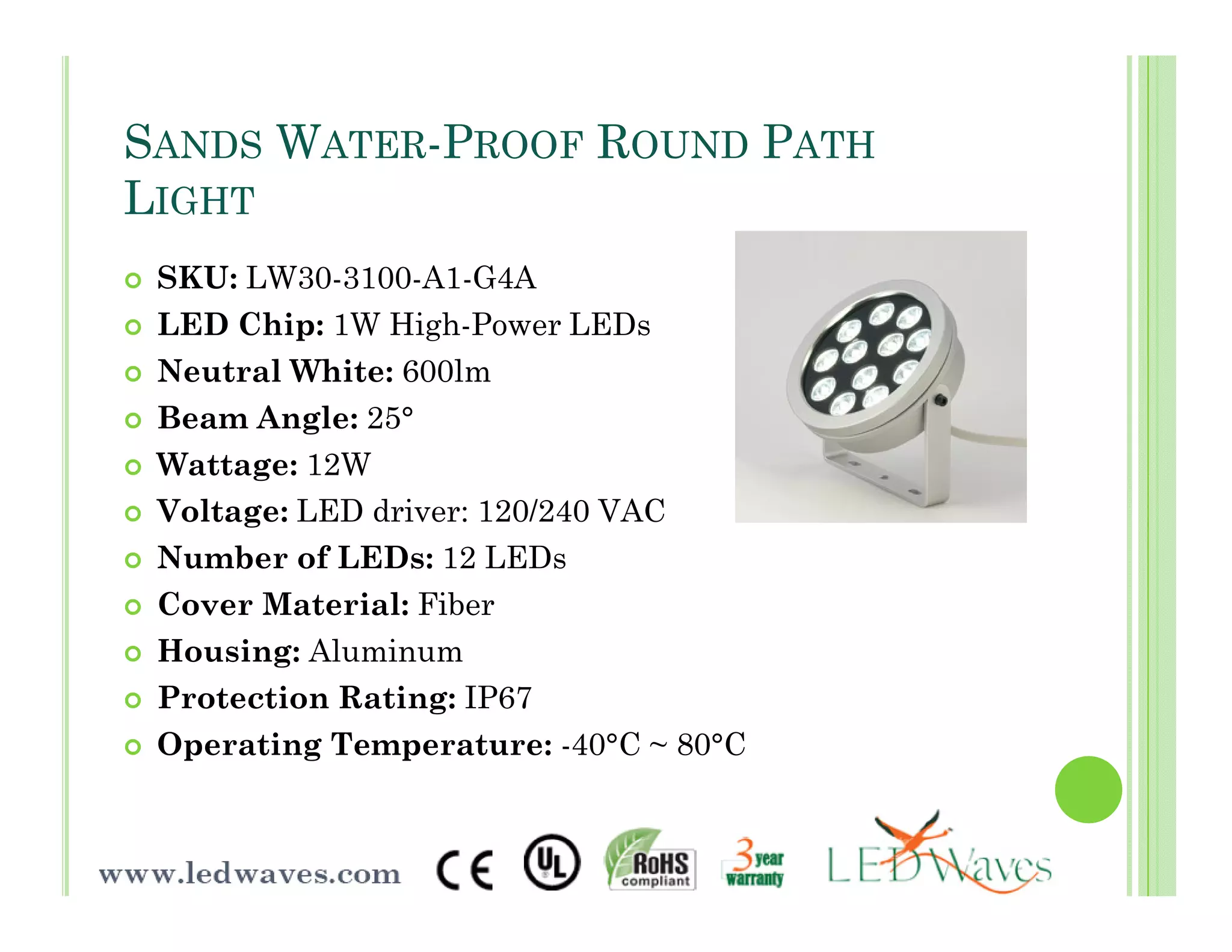 Led Waves Product Presentation | PDF