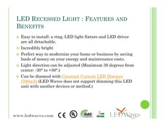Led Waves Product Presentation | PDF