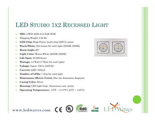 Led Waves Product Presentation | PDF