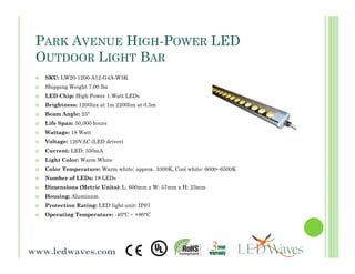Led Waves Product Presentation | PDF