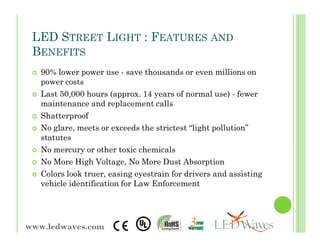 Led Waves Product Presentation | PDF