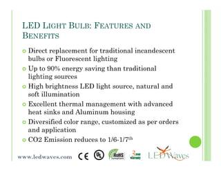 Led Waves Product Presentation | PDF