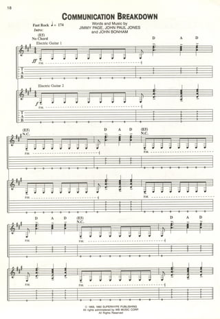 Led Zeppelin 1 off the record